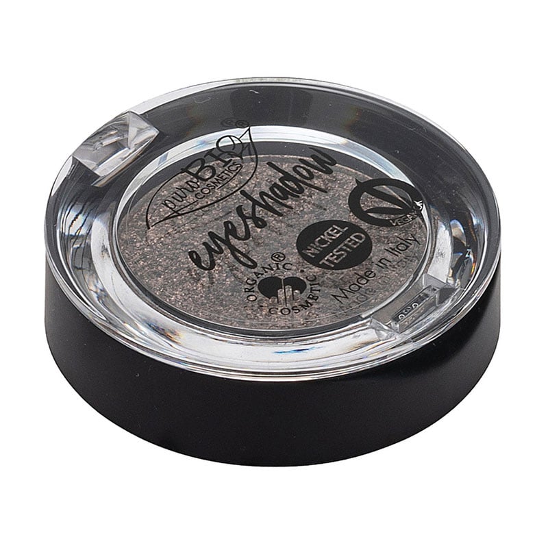 Компактні тіні для повік PuroBio Cosmetics Ecological Eyeshadow Shimmer 19 Deep Grey, 2.5 г